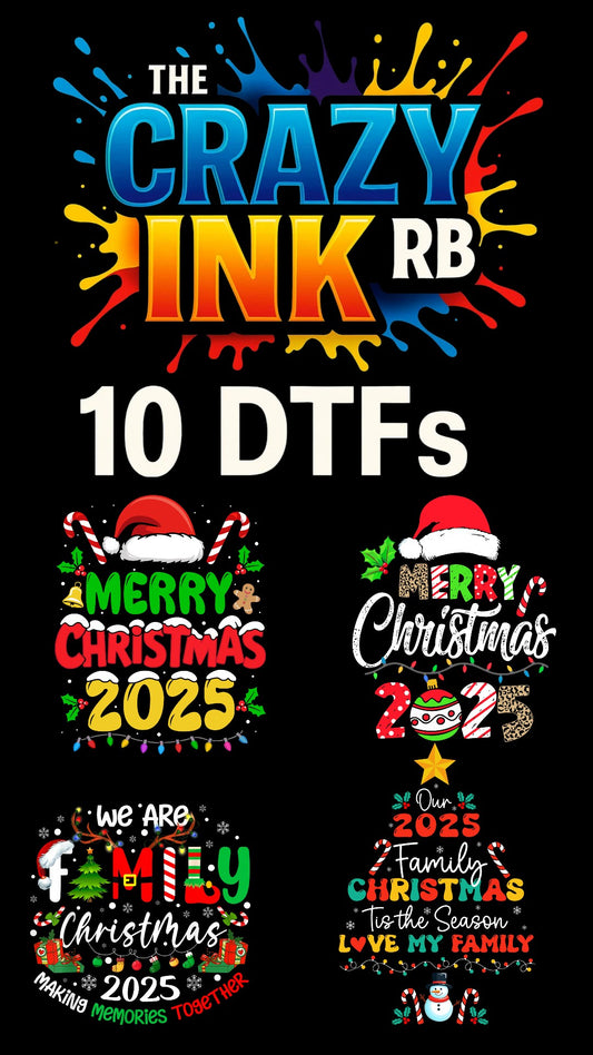 10 DTF Family XMAS $29