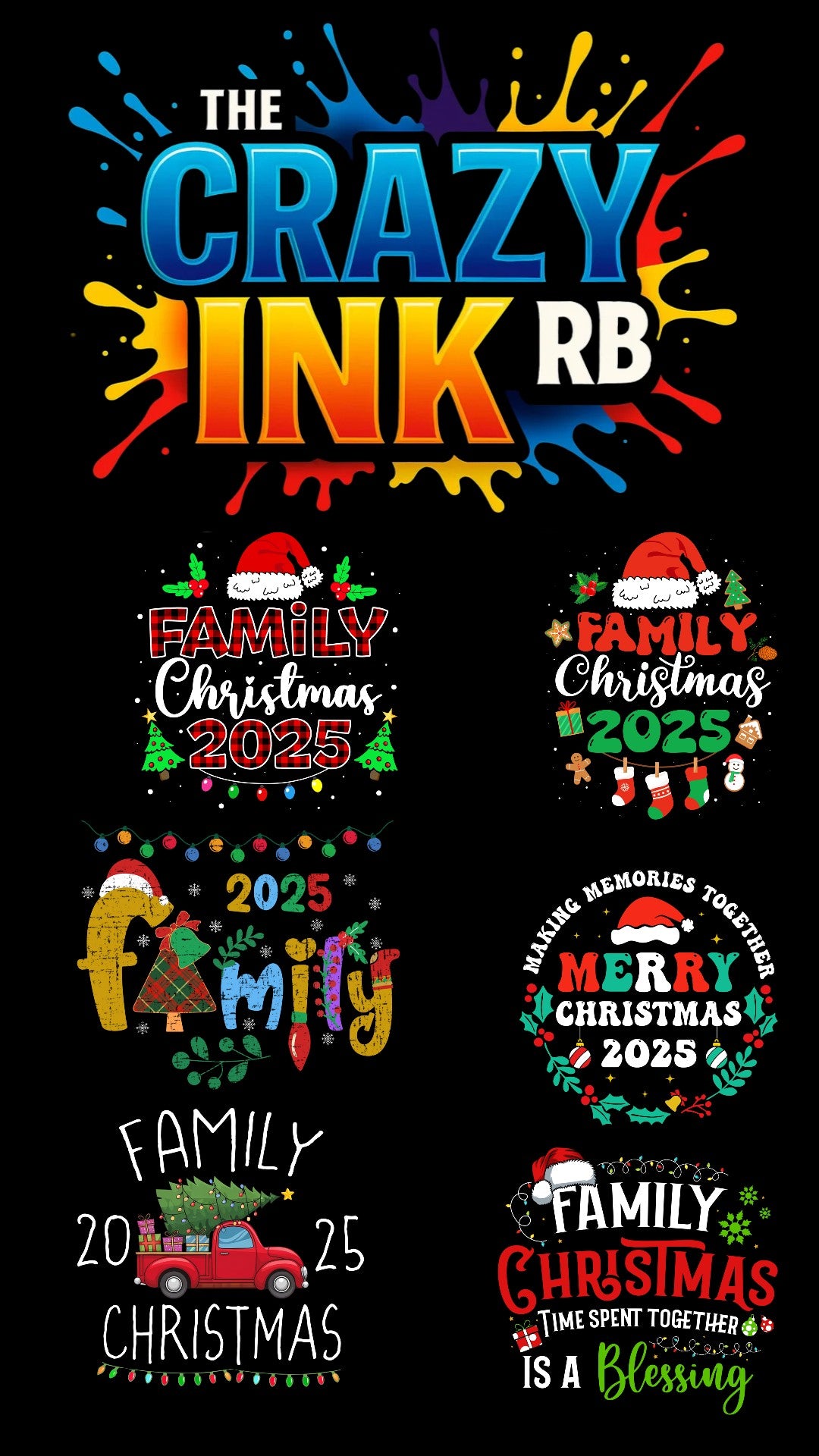 10 DTF Family XMAS $29