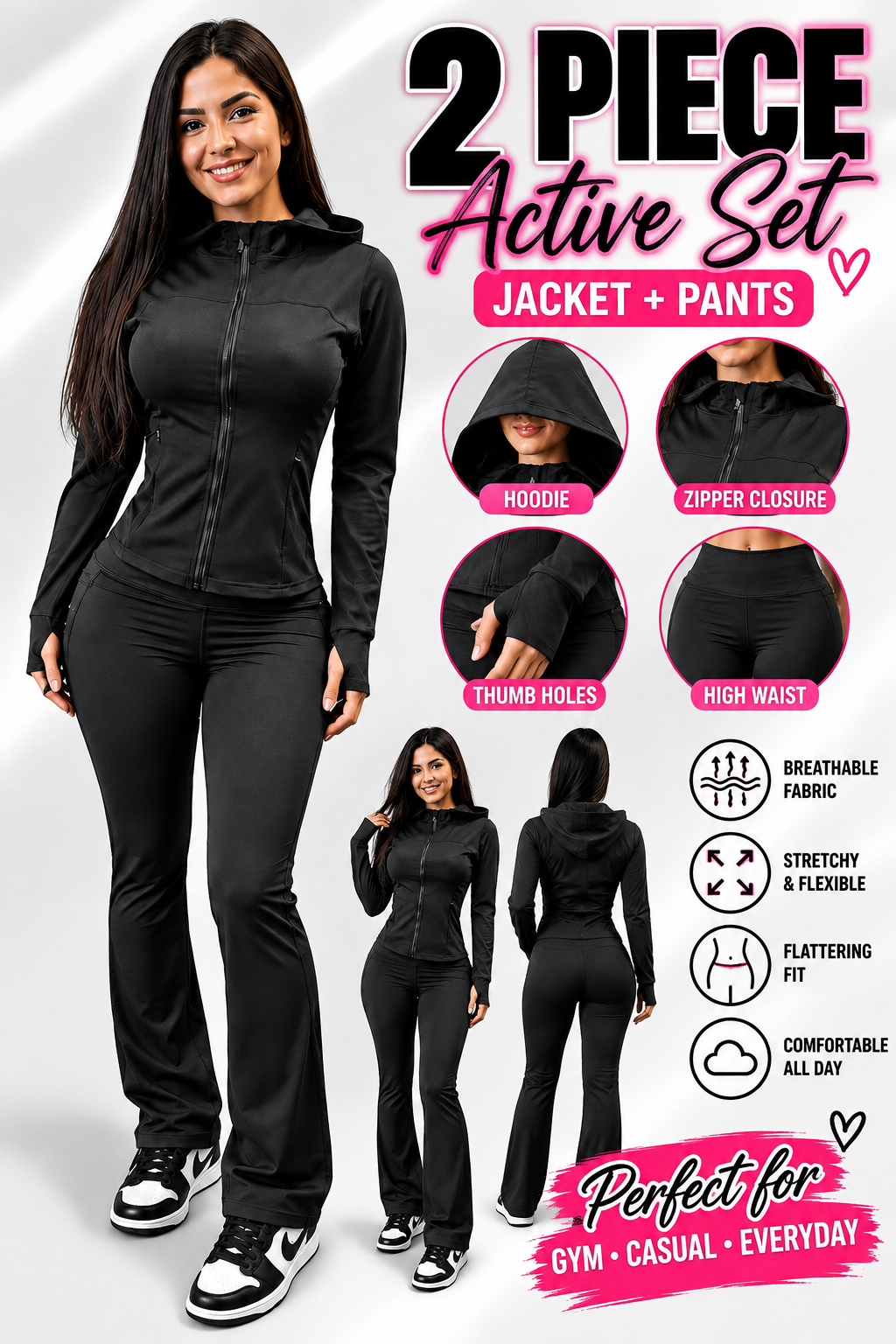 Conjunto Negro 2 Piezas - imagen principal