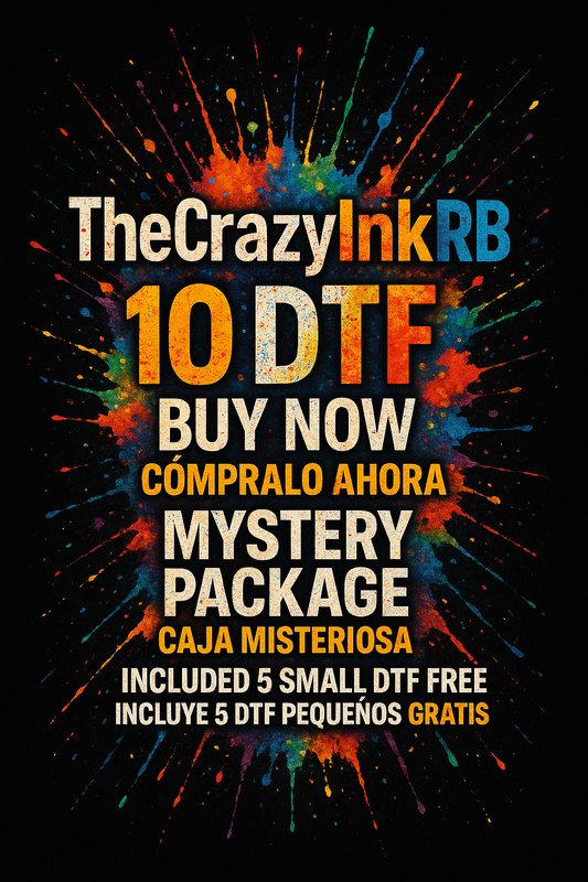 10 DTF sheets mistery