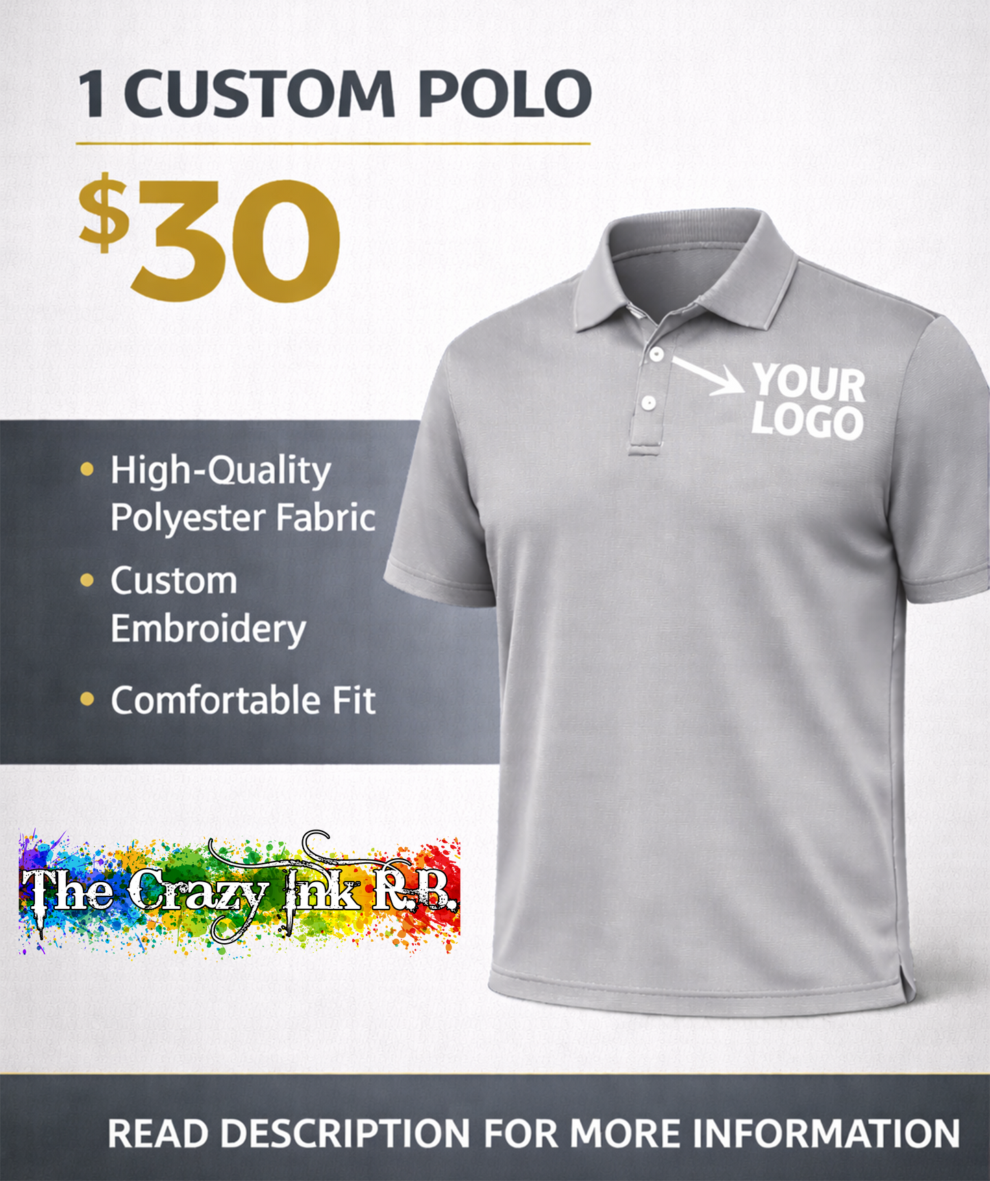 1 Custom Polo Shirt