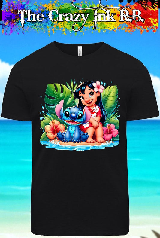 Cute Lilo and Stitch Soft Cotton Shirt