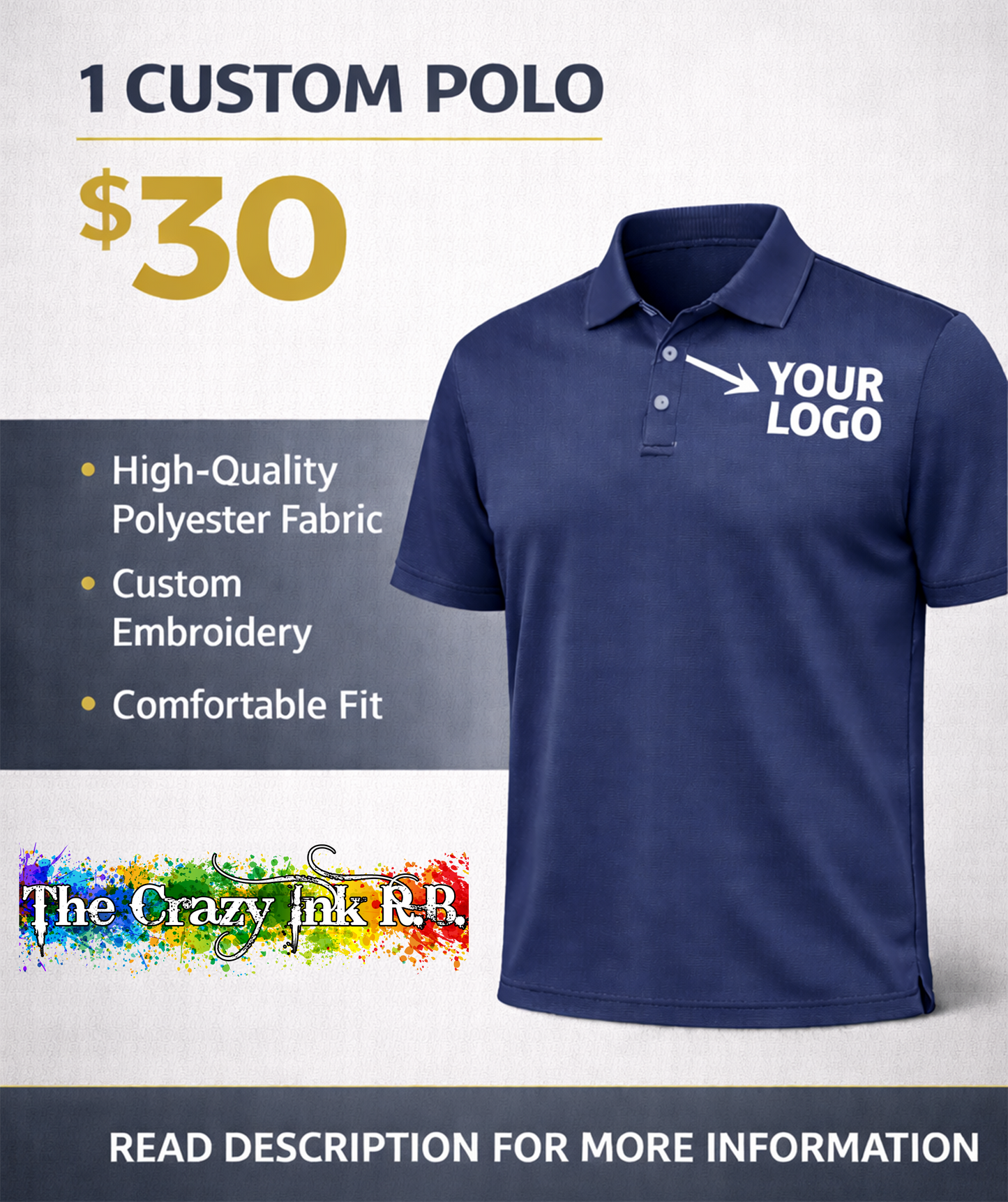 1 Custom Polo Shirt