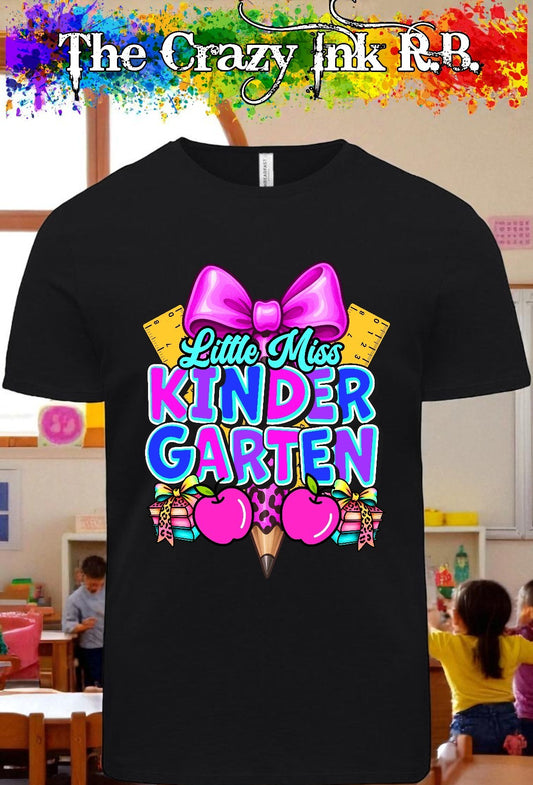 Little Miss Kindergarten Soft Cotton Shirt