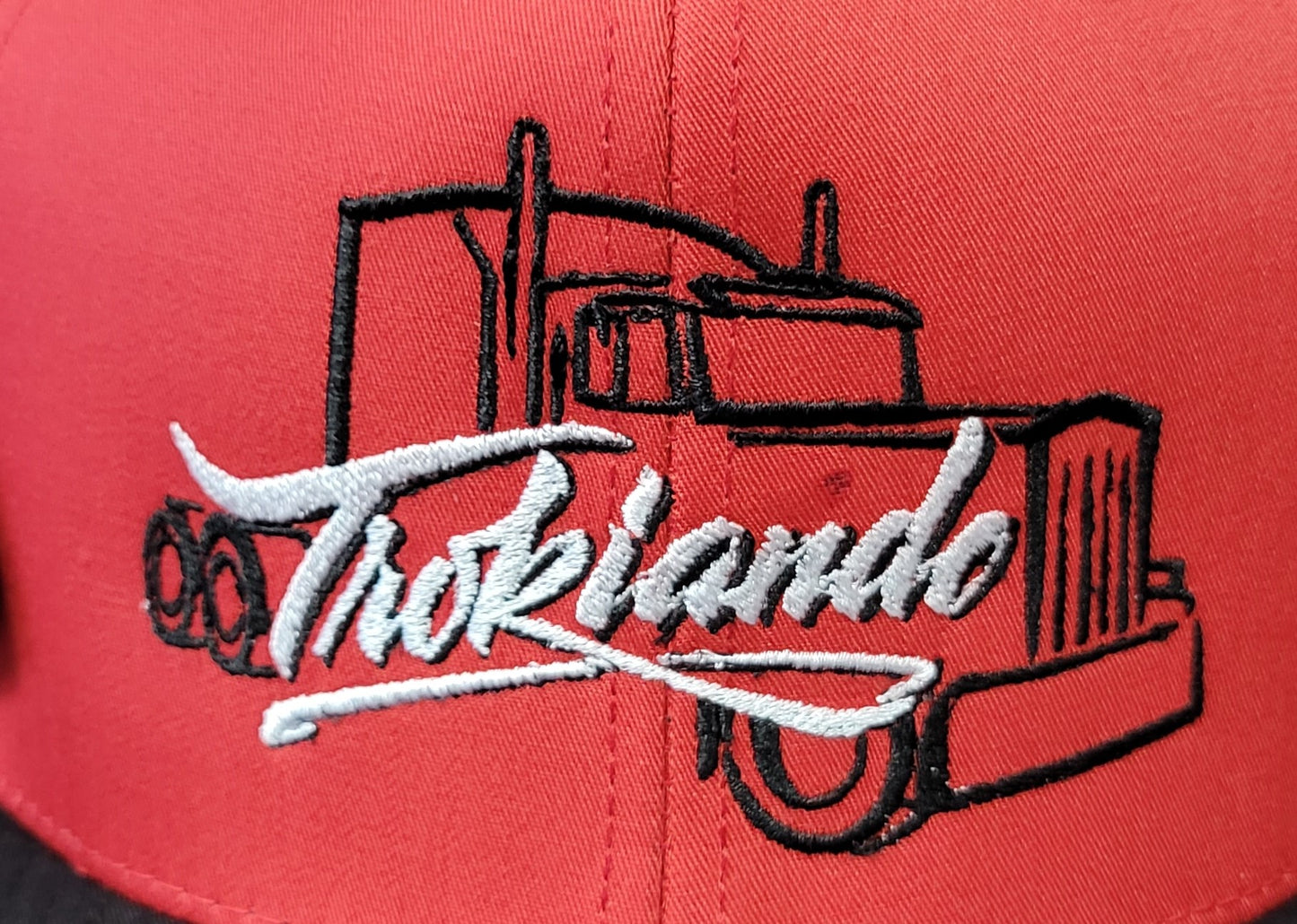 Trokiando Semi Truck Embroidered Hat