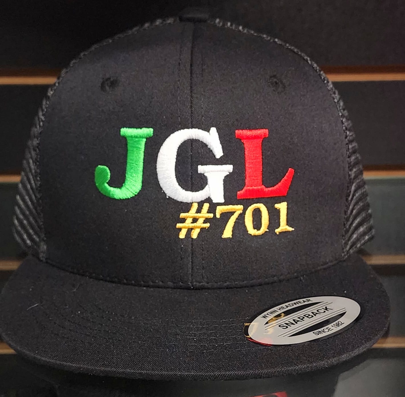 Embroidery hat with JGL – The Crazy Ink R.B.